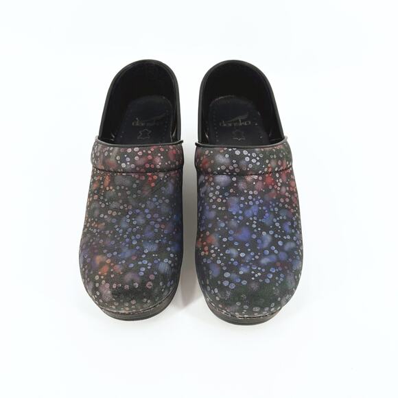 Dansko Leather Clogs Size 39/US 8.5-9 Professional Comfort Workwear Multicolor - Picture 5 of 8